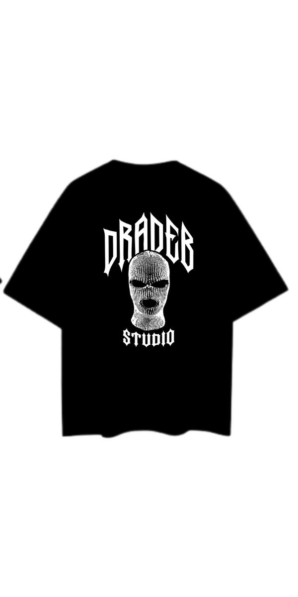 Camiseta Negra Máscara, trasera